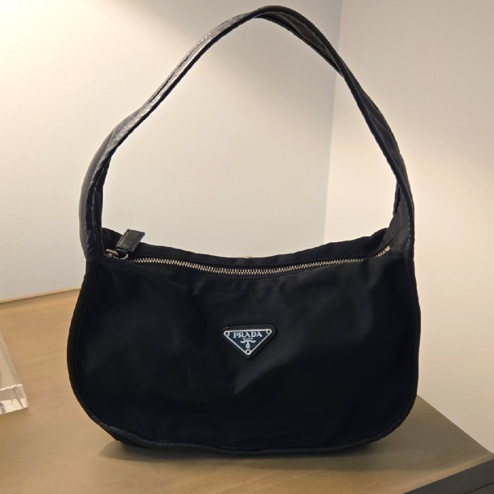 Auth Prada Nylon Small Hobo Bag - Picture 2 of 13